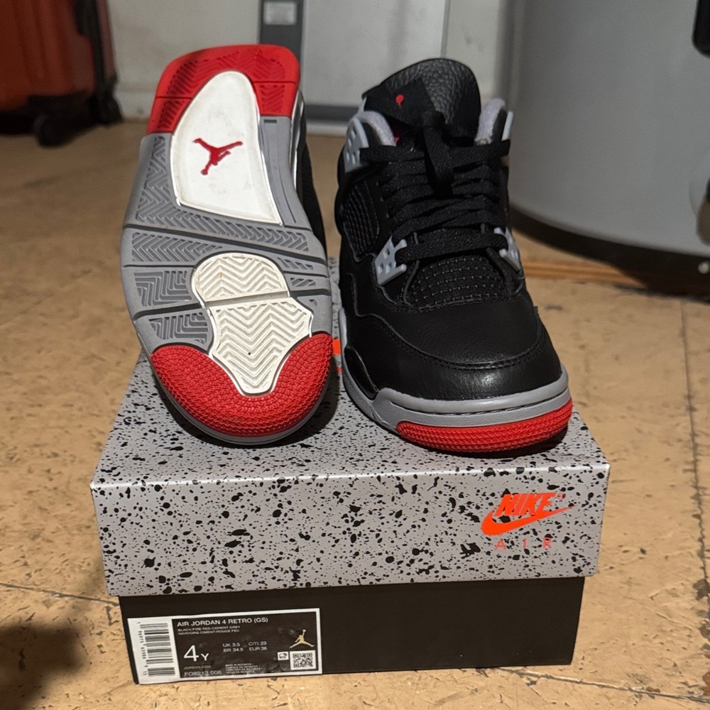 Nike Kids Black Red Sneakers